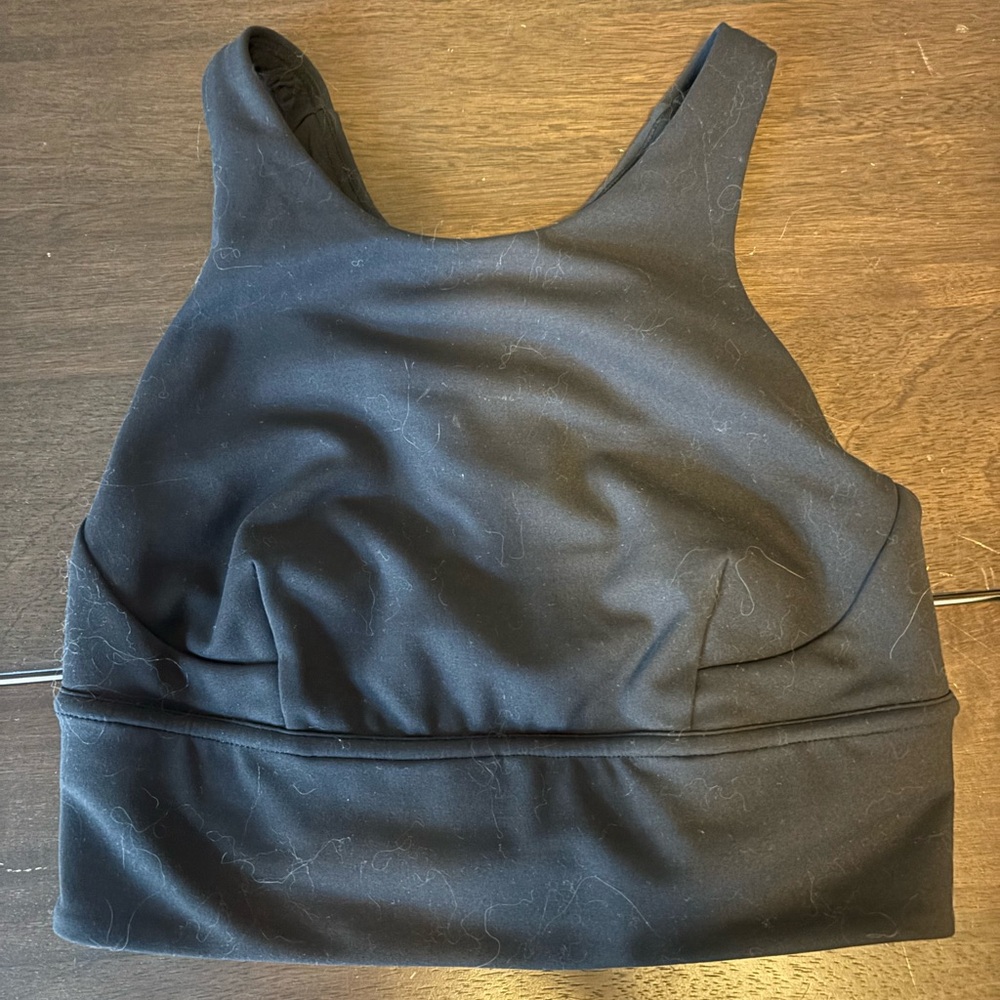 Women's Black Sports Bra lululemon size 4